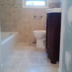 The Basic Bathroom Co. - remodeled full bathroom with bathtub-shower combination - complete - December 2013