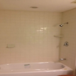 The Basic Bathroom Co. - remodeled full bathroom with bathtub-shower combination - in progress - December 2013
