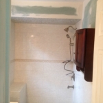 The Basic Bathroom Co. - remodeled full bathroom with bathtub-shower combination - in progress - June 2014