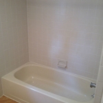 The Basic Bathroom Co. - remodeled full bathroom with bathtub-shower combination - before - August 2014
