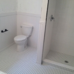 The Basic Bathroom Co. - remodeled full bathroom with bathtub and shower enclosure - complete - August 2014