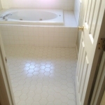 The Basic Bathroom Co. - remodeled full bathroom with soaking tub and shower - before - September 2014