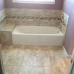 The Basic Bathroom Co. - remodeled full bathroom with bathtub and shower - complete - September 2014