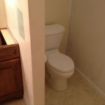 The Basic Bathroom Co. - remodeled full bathroom with shower and soaking tub - in progress - Somerville, NJ - December 2014