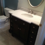 The Basic Bathroom Co. - remodeled full bathroom with shower - complete - New Hope, PA - April 2015
