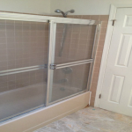The Basic Bathroom Co. - remodeled full bathroom with shower enclosure - before - September 2013