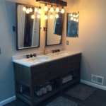 The Basic Bathroom Co. - remodeled full bathroom with custom shower - complete - Bridgewater, NJ - October 2016