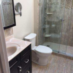 The Basic Bathroom Co. - remodeled full and half bathroom with custom tile stall shower - complete - Brick, NJ - September 2017